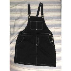 Charlotte Russe Black Overall Dress